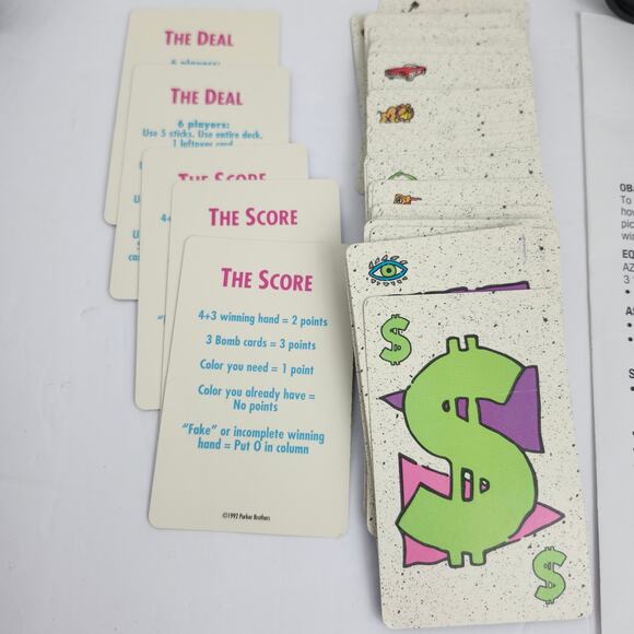 Azuma The Game Of Reckless Abandon Board Game 1992 Parker Brothers Vintage - Picture 5 of 12